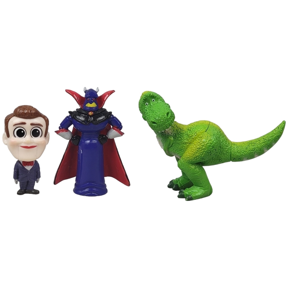 Disney Toy Story Mini Figures Zurg, Rex, & Benson